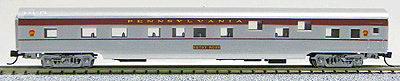 85' Smooth-Side Sleeper - Ready to Run w/Micro-Train(R) Couplers -- Pennsylvania Railroad (Loewy Fleet of Modernism, red, tuscan Letterboard)