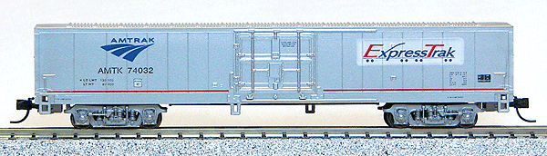 Material Handling Car (MHC) Express Boxcar -- Amtrak "Express Trak"
