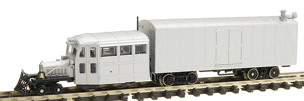 Pierce Arrow Freight Galloping Goose Railcar - Standard Gauge - Standard DC -- Painted (silver), Unlettered