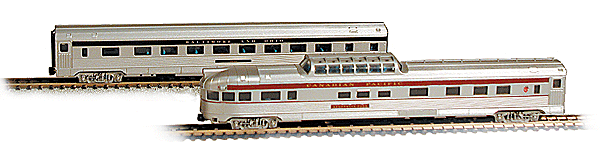 Budd Streamlined Corrugated Side Coach -- Undecorated