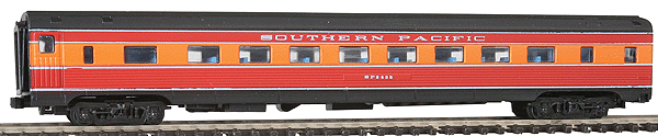 Budd Streamlined Corrugated Side Coach -- Southern Pacific "Daylight"