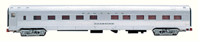 Budd Streamlined Corrugated Side 10/6 Sleeper -- Santa Fe
