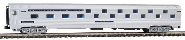 Budd Streamlined Corrugated Side Slumber Coach -- Baltimore & Ohio