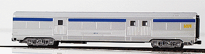 Budd 72' Streamlined Corrugated Side Baggage Car -- Via Rail
