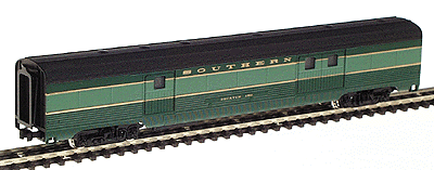 Budd Streamlined Corrugated Side 72' Baggage -- Southern "Crescent"