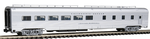 Budd Streamlined Corrugated Side Dining Car -- California Zephyr