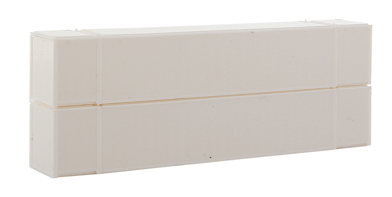 Monon 53' Rivet-Side Container 2-Pack - Ready to Run -- Undecorated