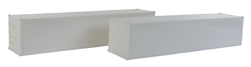 40' Reefer Container -- White (Undecorated) pkg(2)