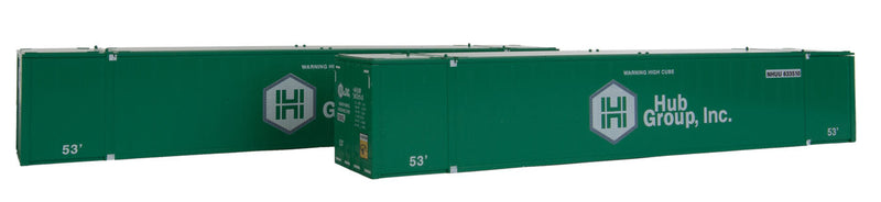 53' Sheet/Post Rivet Side Container -- Hub Group #3 & 4 (green) pkg(2)
