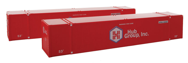 53' Sheet/Post Rivet Side Container -- Hub Group #3 & 4 (red) pkg(2)