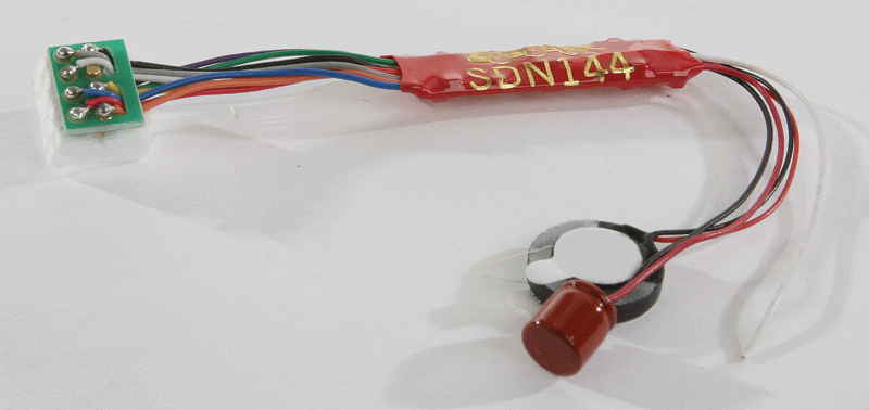 Sound & DCC Decoder -- Fits Con-Cor HOn3 Rail Bus