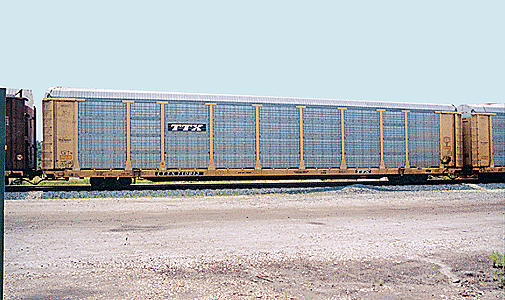 Tri-Level Auto Rack -- TTX (Trailer Train Leased)