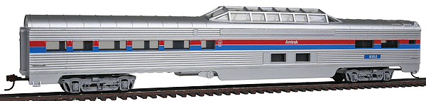 85' Corrugated Dome Car -- Amtrak