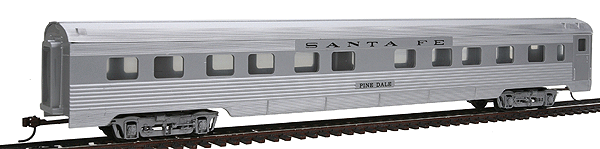 85' Streamline Corrugated 10-6 Sleeper -- Santa Fe