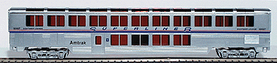 85' Streamlined Superliner Amtrak Phase IV -- Lounge/Cafe