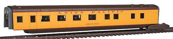 Add-On Pullman for M-10000 Streamliner (Sold Separately) -- Union Pacific (brown, yellow) "Oregon Trail"