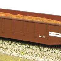 54' Mill Gondola w/Scrap Load - Ready to Run -- Conrail (brown)