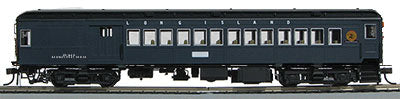 P54 Heavyweight MU Combine w/3rd Rail Shoes - Unpowered - Ready to Run -- Long Island #7612 (Good Fellow charcoal gray, Brunswick Green, Dashing Dan L