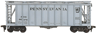 40' Airslide Covered Hopper - Original -- Pennsylvania (gray)