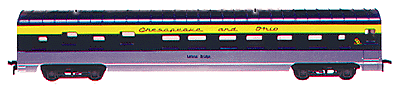 72' Smooth-Side Sleeper - Ready to Run -- Chesapeake & Ohio (silver)
