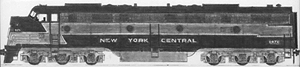 Magnet -- Locomotive - NYC E8 #4076