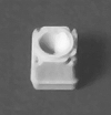 Headlights - Diesels (Plastic) -- Oscillating Mars Single Beam (Square) pkg(2)