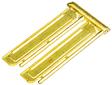 Brass Sunshades -- EMD Wide-Cab Diesels pkg(2)