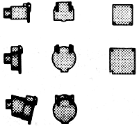 MU Receptacles -- Modern Set