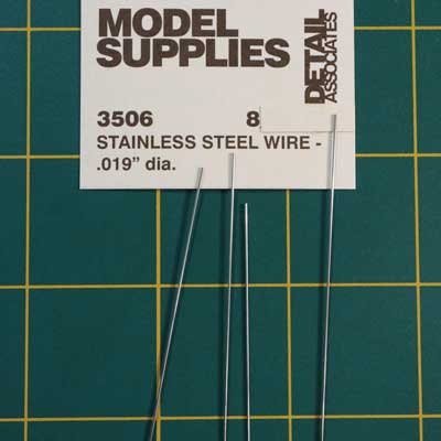 Stainless Steel Wire pkg(4) -- .019" Diameter-2