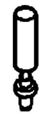 Firecracker-Style Radio Antenna (Pewter)