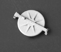 Covered Hopper Hatch Set -- Round pkg(8)