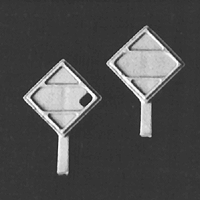 Tank Car Parts -- Placards pkg(8)