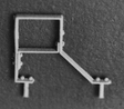 Freight Car Stirrups - Offset Bottom Mount pkg(8) -- Double - 18-1/2 x 12"  47 x 30.5cm
