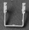 Side-Mount Freight Car Stirrups -- Straight, 9 x 12" pkg(8)