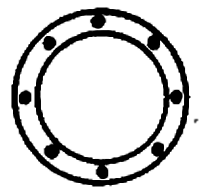 Caboose Window -- Round pkg(4; Metal Castings)