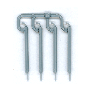 Budd Style Exhaust Pipes pkg(4)