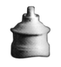 Domes -- Steam, Fluted pkg(2)