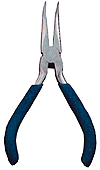 Miniature Pliers -- Bent Needle Nose