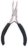 Miniature Electronic Pliers -- Bent Needle Nose