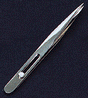 Slide Lock Tweezers -- 4-3/4"
