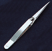 Cross Lock Tweezers -- 4-1/2"