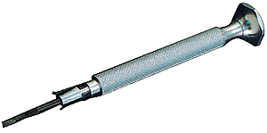 Reversible Flat Head Screwdriver -- Include: 1/16" and 3/32" ends.