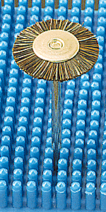 Mounted Brushes -- Wheel Brush Medium 3/4"