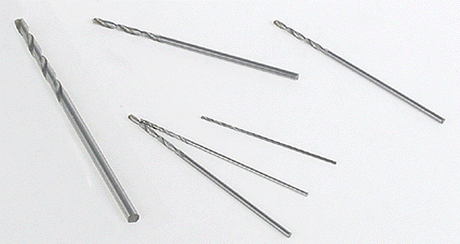 Carbon Twist Drill Bit Assortment Set of 6 -- One each number 50, 56, 60, 65, 70, 76