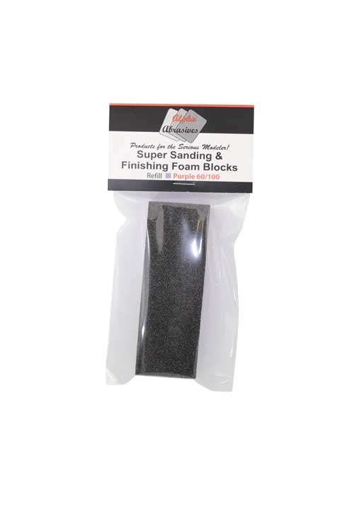 Sanding Foam Block -- Purple - 60 & 100 Grit