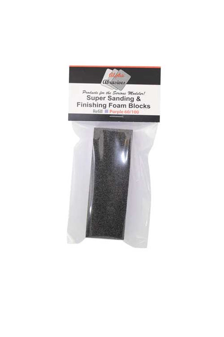 Sanding Foam Block -- Purple - 60 & 100 Grit