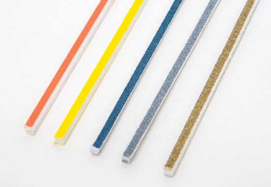 Mini Hobby and Craft Sanding Sticks -- 3 Sticks Each: 100, 180, 240, 320, 400 Grit-2