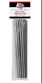 Micro Fine Tapered Files -- One Each: 1000, 2000, 4000, 6000, 12000 Grit-1