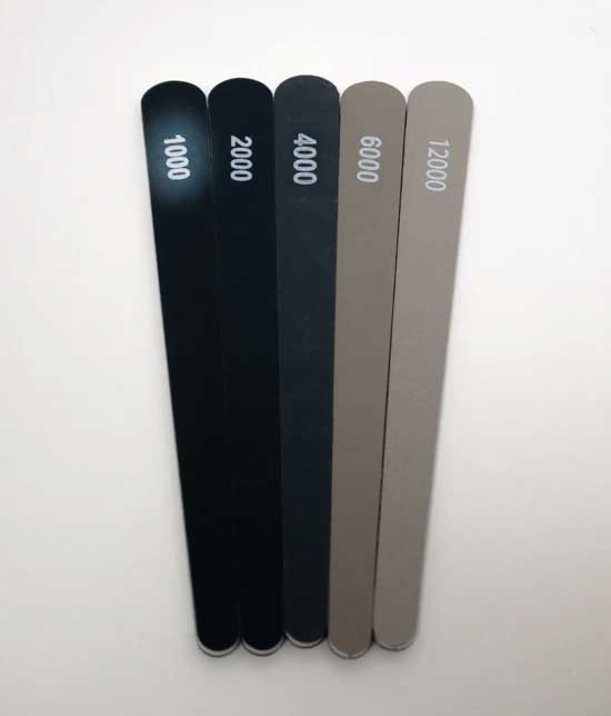 Micro Fine Tapered Files -- 1000 Grit pkg(2)