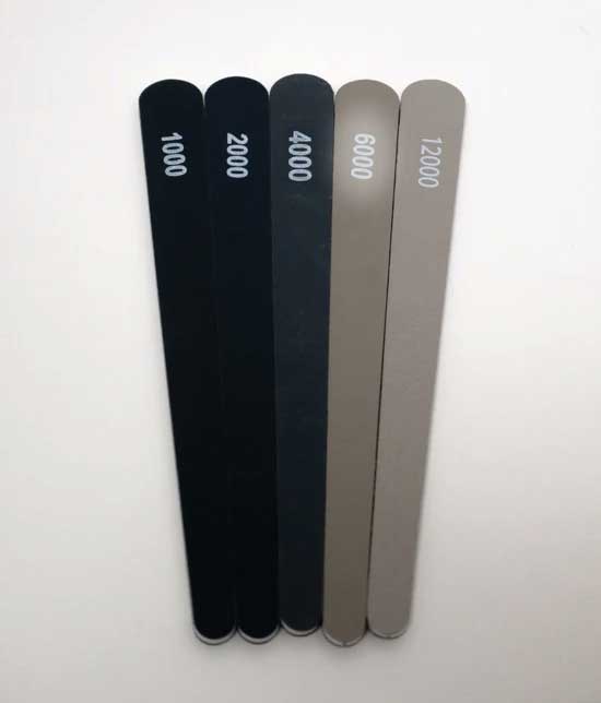 Micro Fine Tapered Files -- 6000 Grit pkg(2)